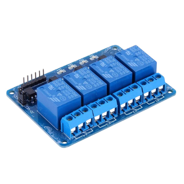 4 Channel 5V Relay Module with Optocoupler - Image 2