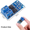 Image of a 5-36V Switch Drive High-Power MOSFET Trigger Module, showing its compact design and connection terminals.