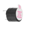 Image of a 5V Active Electromagnetic Buzzer with black plastic casing.
