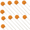 Pack of 100nF/0.1uF 50V ceramic disc capacitors