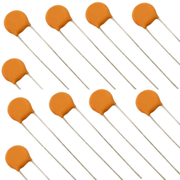 Pack of 100nF/0.1uF 50V ceramic disc capacitors