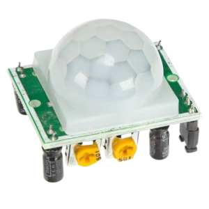 HC-SR501 PIR Motion Detector Sensor Module on a white background