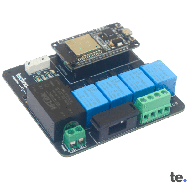 4-Channel Smart Home Automation PCB | ESP32 Based | Fully Assembled ...